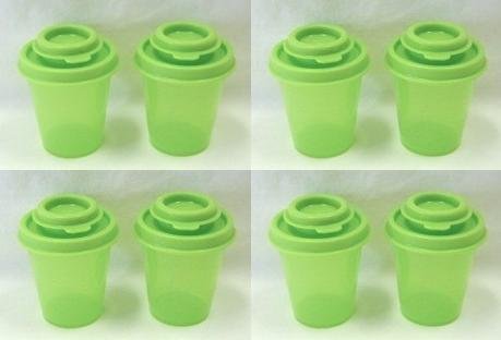 Amazon.com: Tupperware Set of 4 Salt & Pepper Shakers Green NEW
